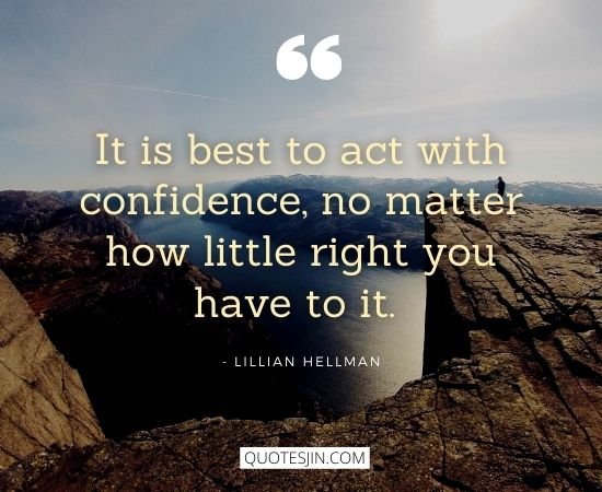 Confidence Quotes