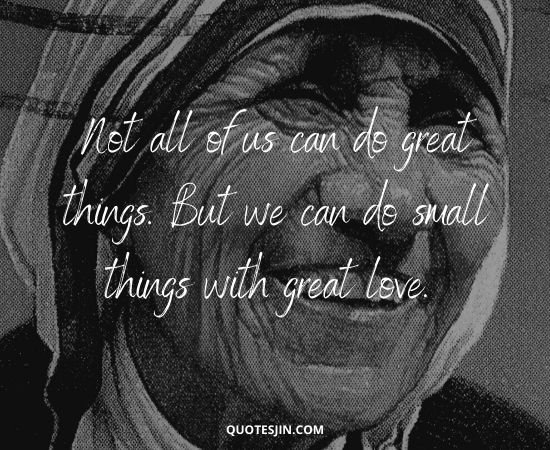 Mother Teresa Quotes
