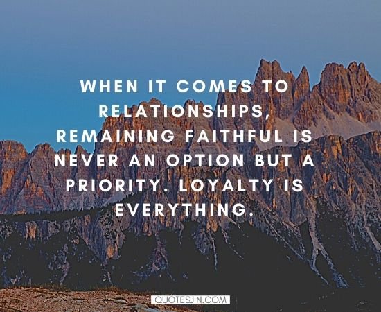Loyalty Quotes