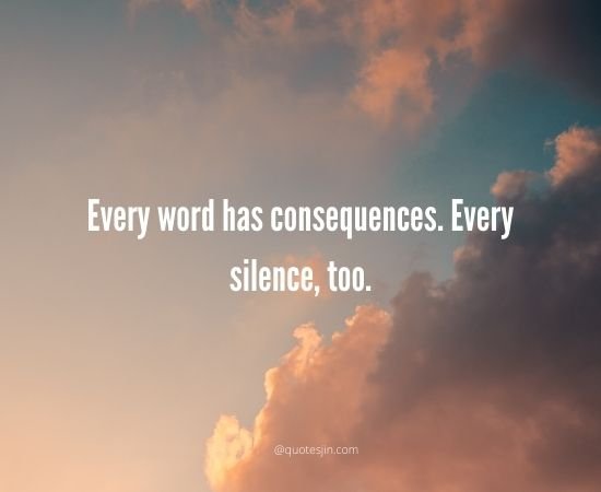 Silence Quotes