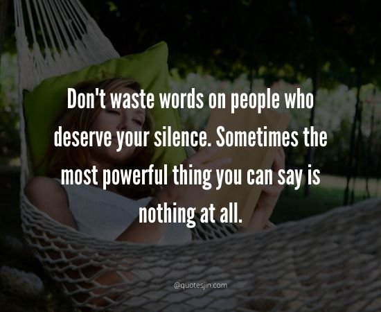 Silence Quotes