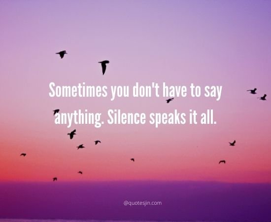 Silence Quotes
